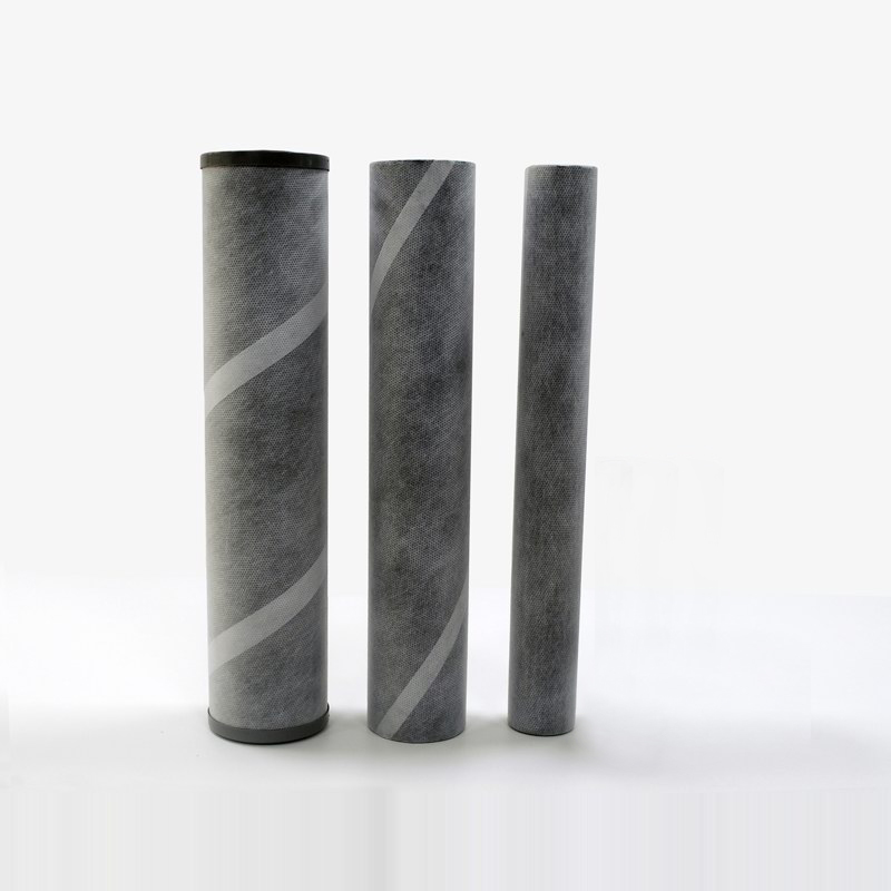 Carbon fiber industrial sewage treatment filter element